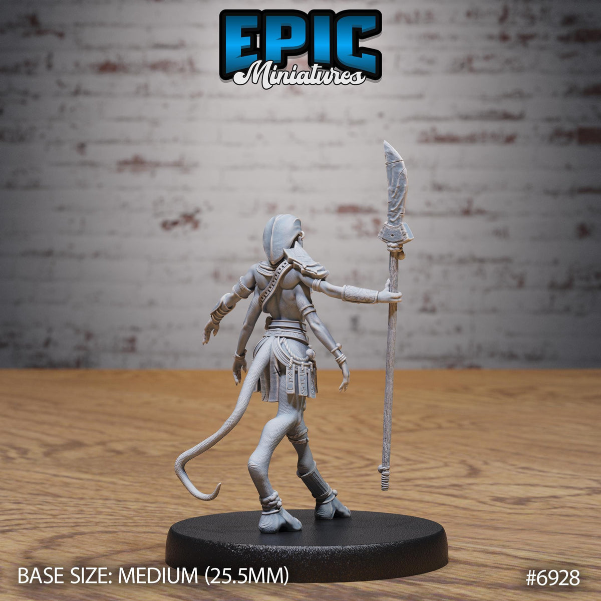 Plane Traveler Option #6928 back DND miniature Astral Wars 16k resin