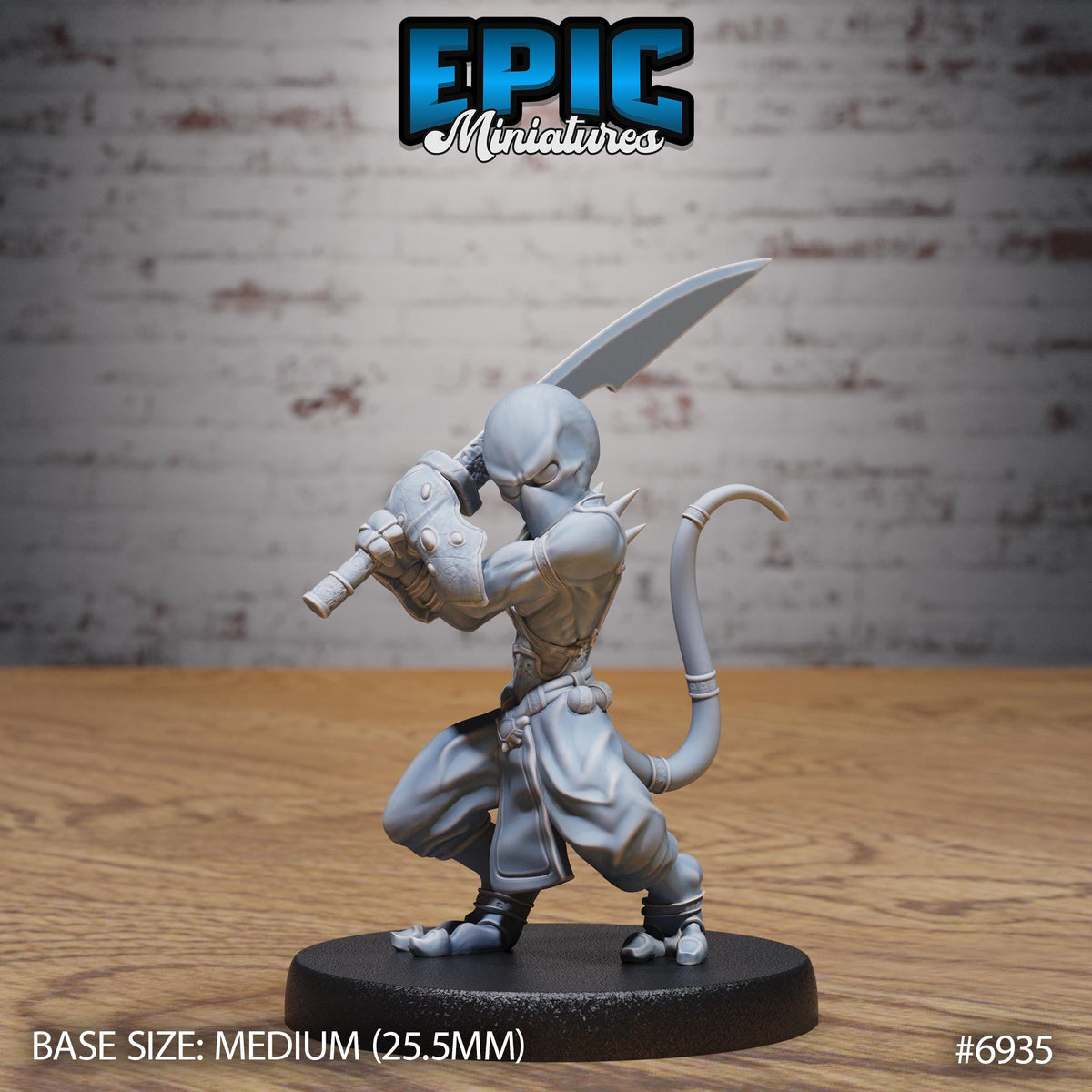 Doppelganger Classic Option #6935 front DND miniature Astral Wars 16k resin