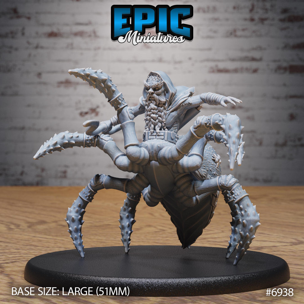 Dwarf Drider Option #6938 front DND miniature Astral Wars 16k resin