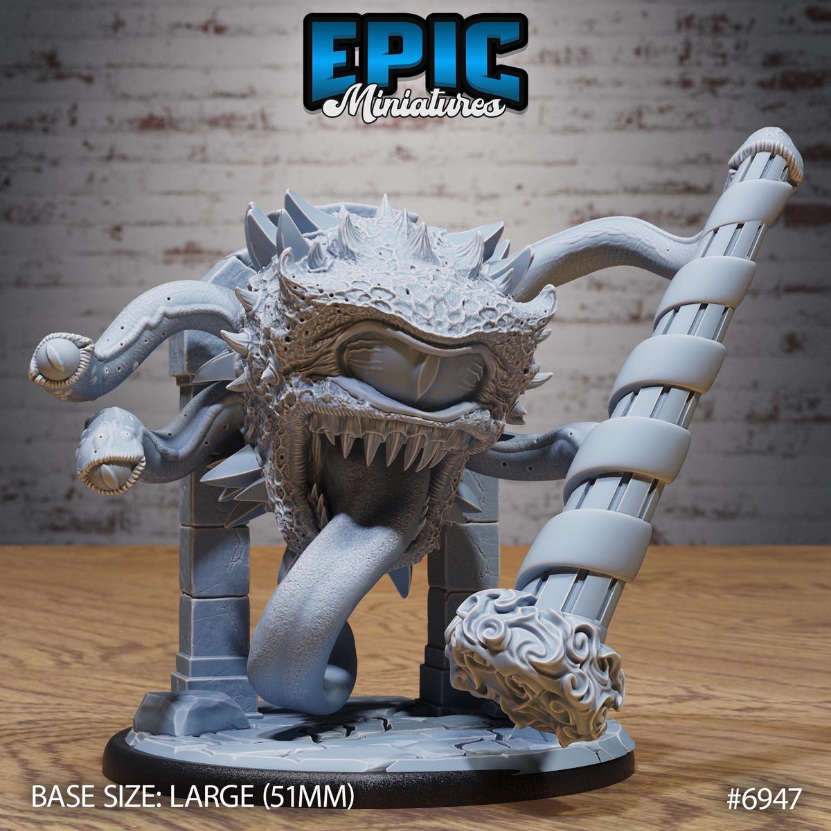 Spectator Tyrant Option #6947 front DND miniature Astral Wars 16k resin