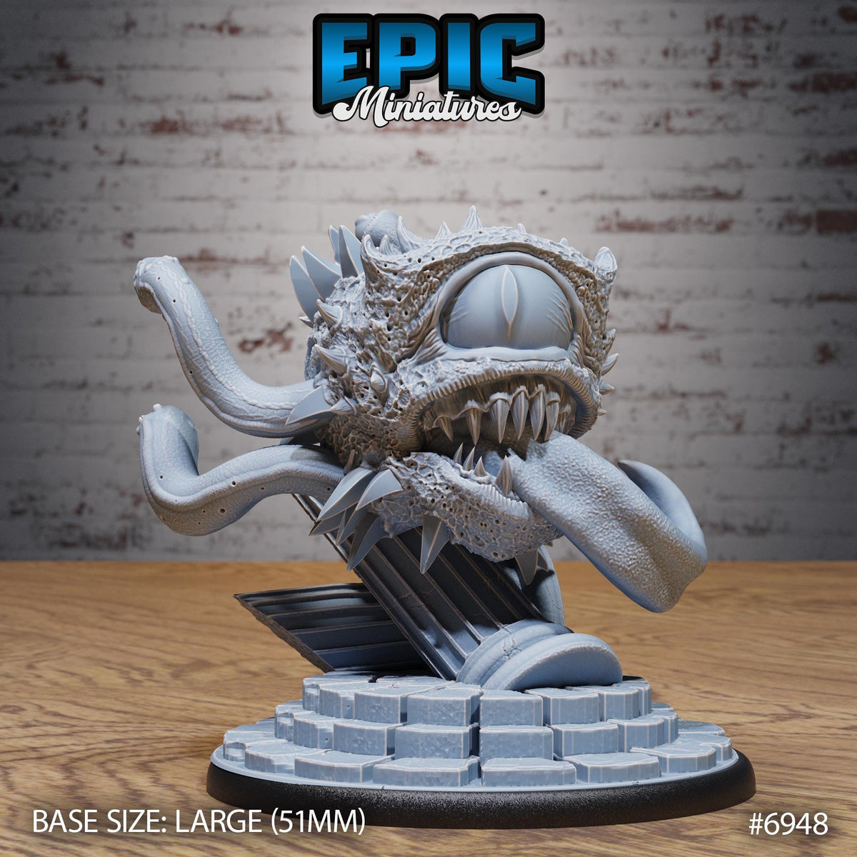 Spectator Tyrant Option #6948 front DND miniature Astral Wars 16k resin