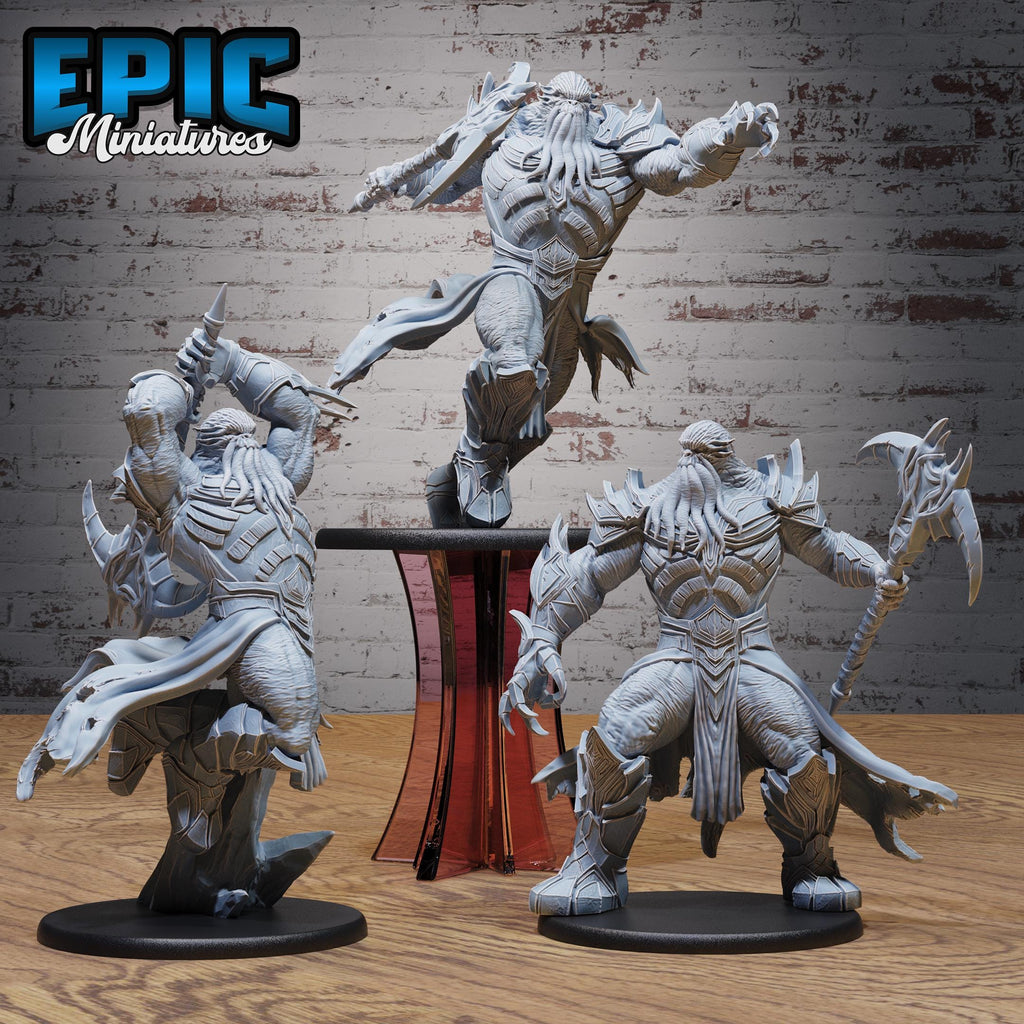 Mind Berserker Set of 3 DND miniatures group photo Astral Wars