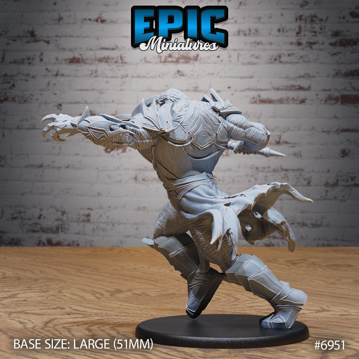 Mind Berserker Option #6951 back DND miniature Astral Wars 16k resin