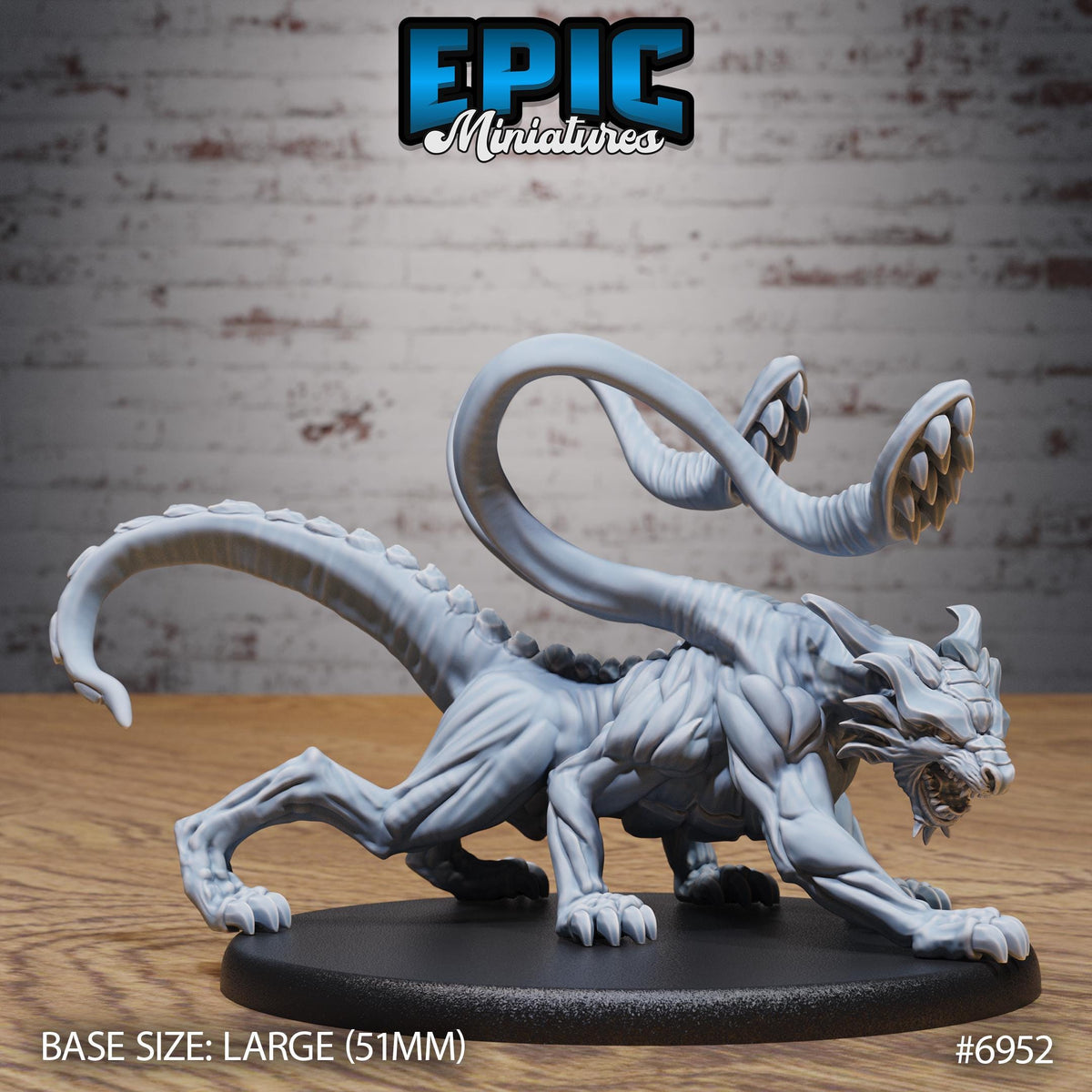 Planar Panther Beast Option #6952 front DND miniature Astral Wars 16k resin
