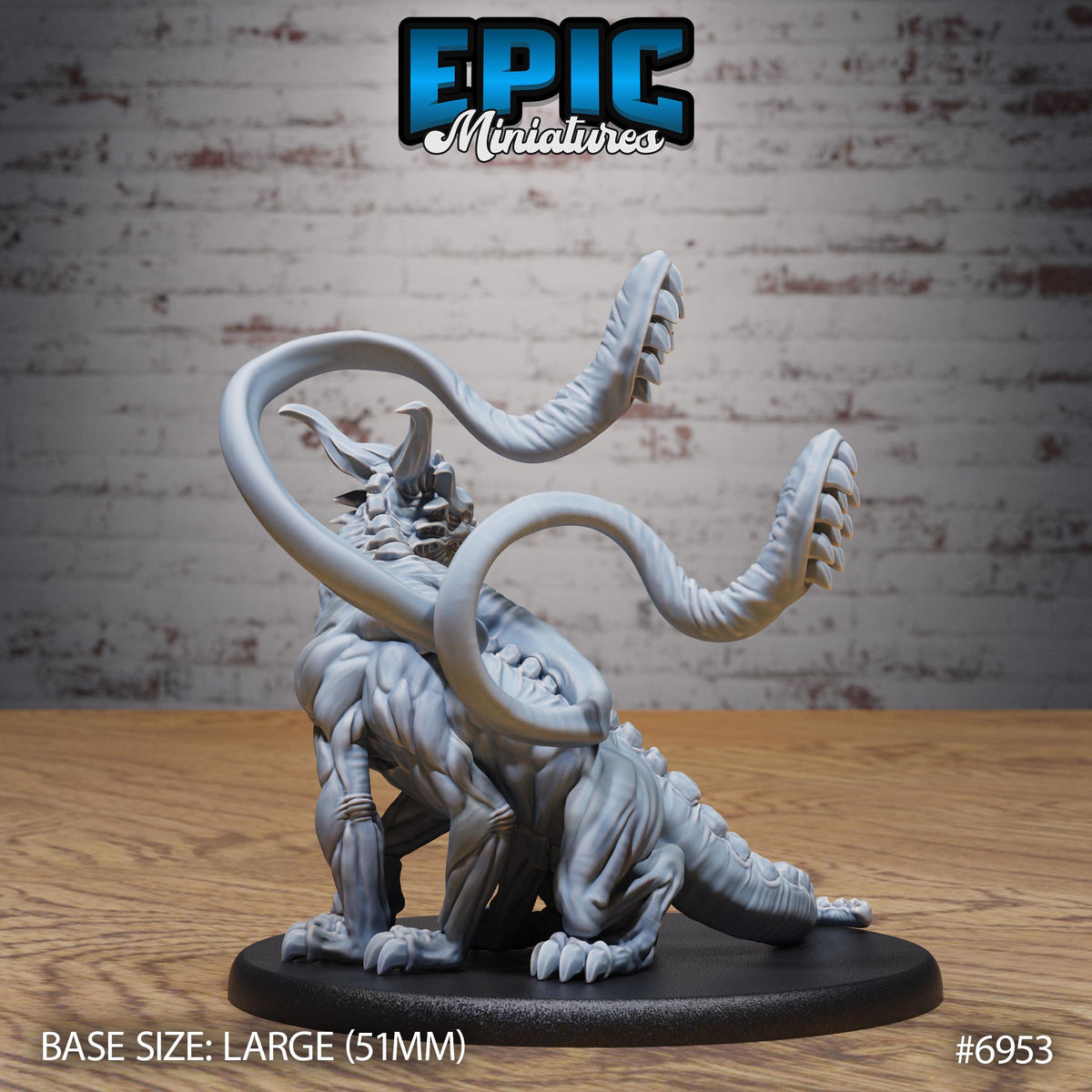 Planar Panther Beast Option #6953 back DND miniature Astral Wars 16k resin
