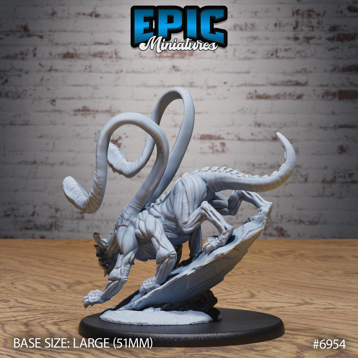 Planar Panther Beast Option #6954 back DND miniature Astral Wars 16k resin