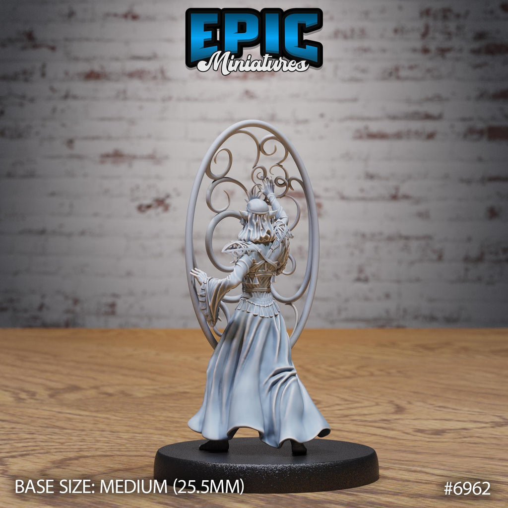 Gith Queen Option #6962 back DND miniature Astral Wars 16k resin