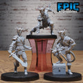 Tiefling Rogue Set of 3 DND miniatures group photo Infernal Heritage