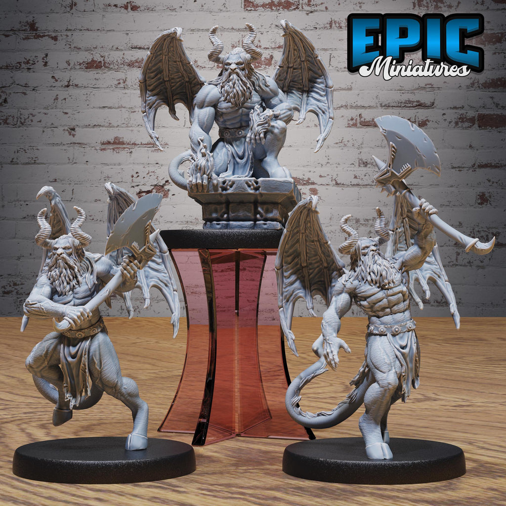 Cambion Classic Set of 3 DND miniatures group photo Infernal Heritage