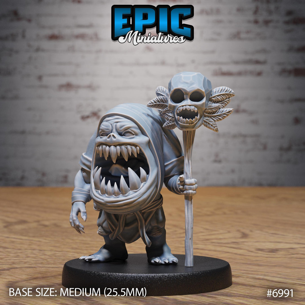 Darkling Fiend Option #6991 front DND miniature Infernal Heritage 16k resin