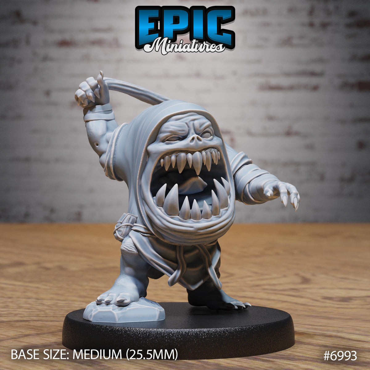 Darkling Fiend Option #6993 front DND miniature Infernal Heritage 16k resin