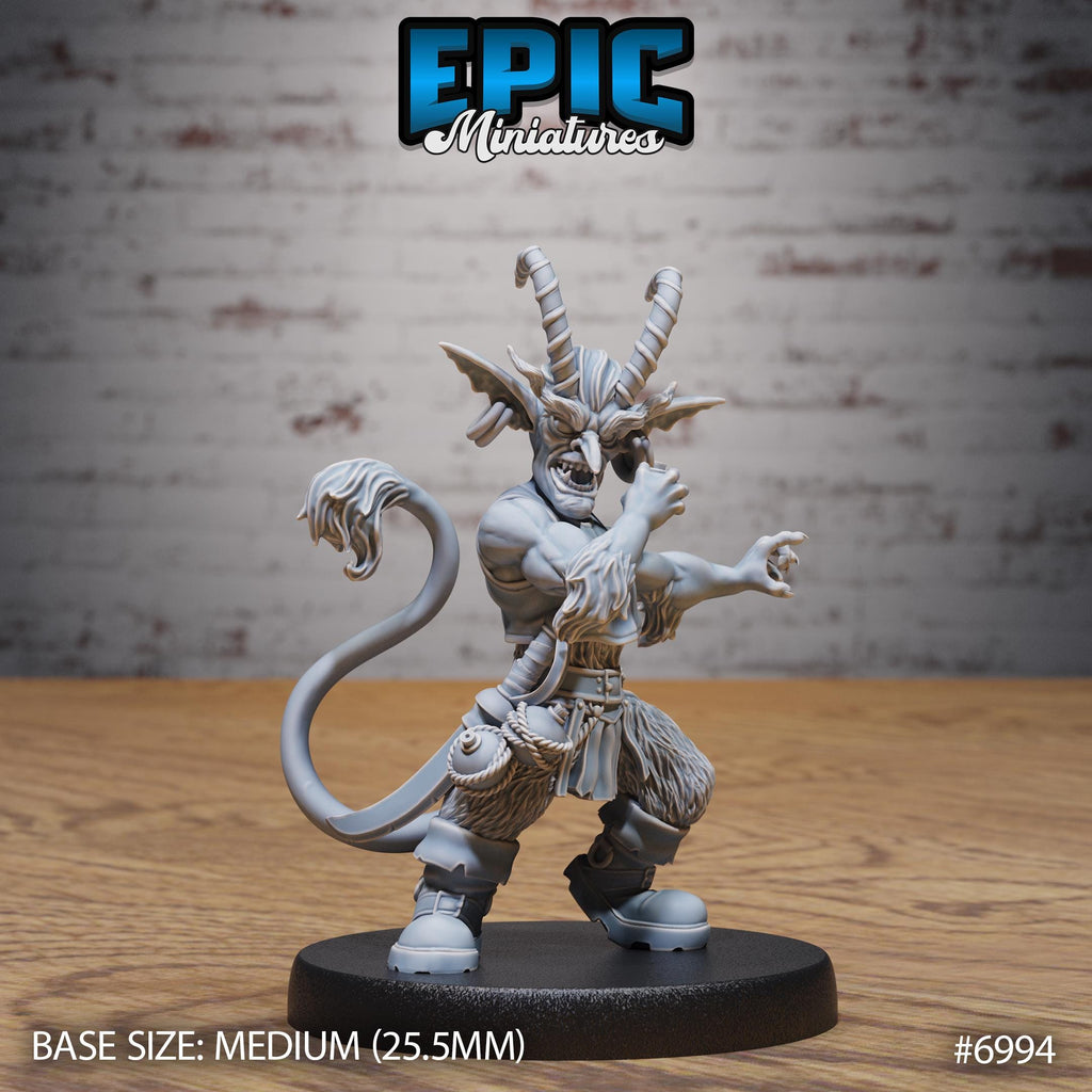 Tiefling Goblin Option #6994 front DND miniature Infernal Heritage 16k resin