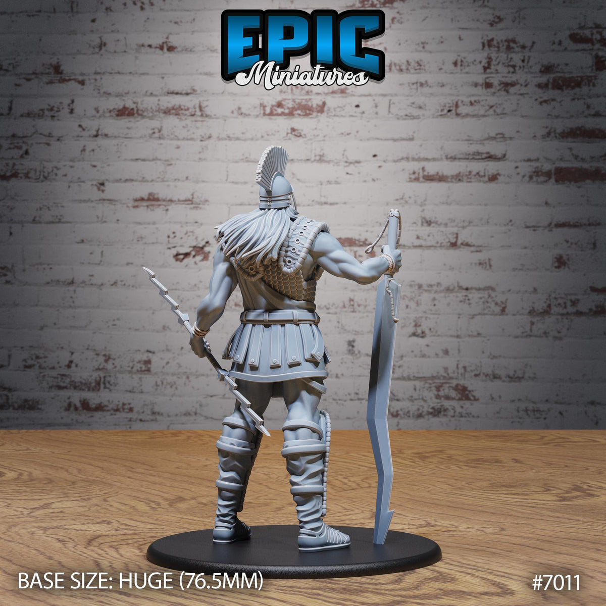 Storm Giant Lord Option #7011 back DND miniature Giants & Dwarfs 16k resin