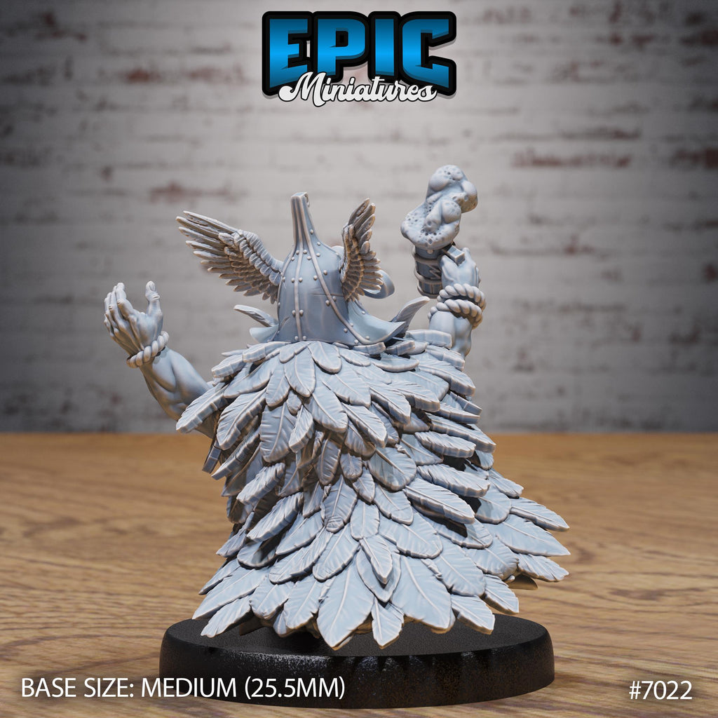Dwarf Chief Option #7022 back DND miniature Giants & Dwarfs 16k resin