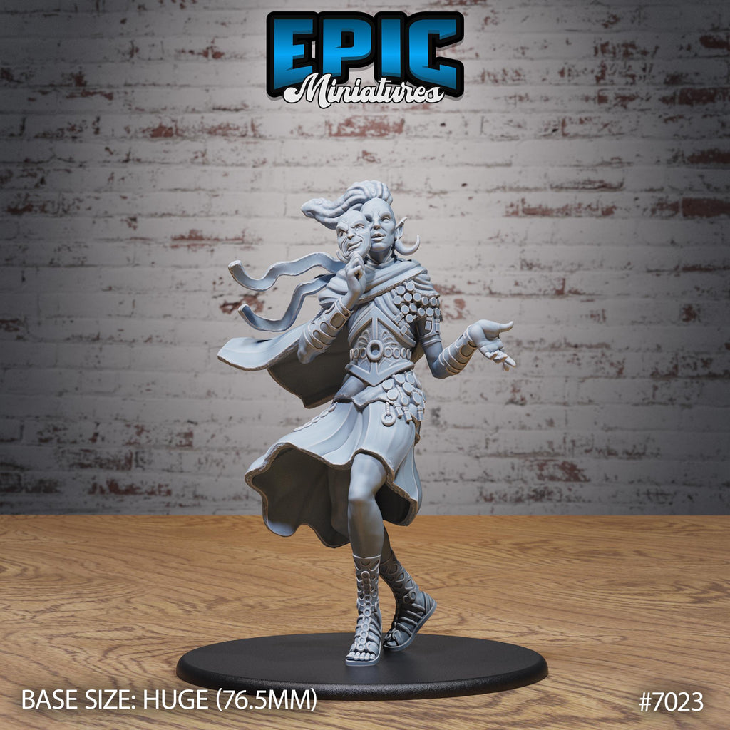 Cloud Giant Smiling One Option #7023 front DND miniature Giants & Dwarfs 16k resin