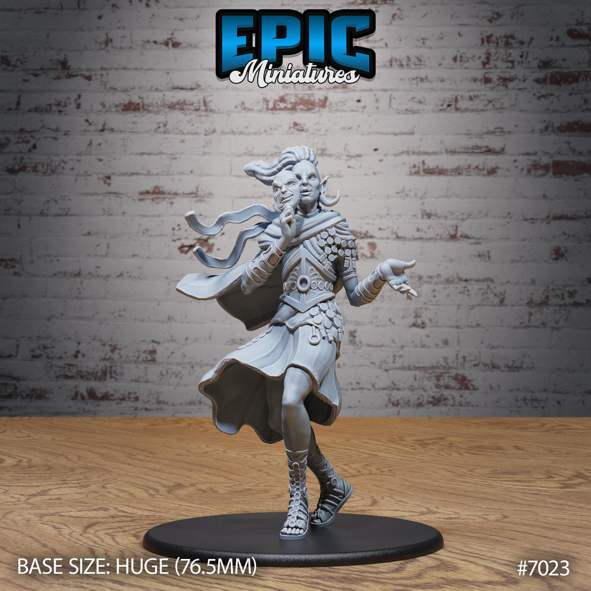 Cloud Giant Smiling One Option #7023 front DND miniature Giants & Dwarfs 16k resin