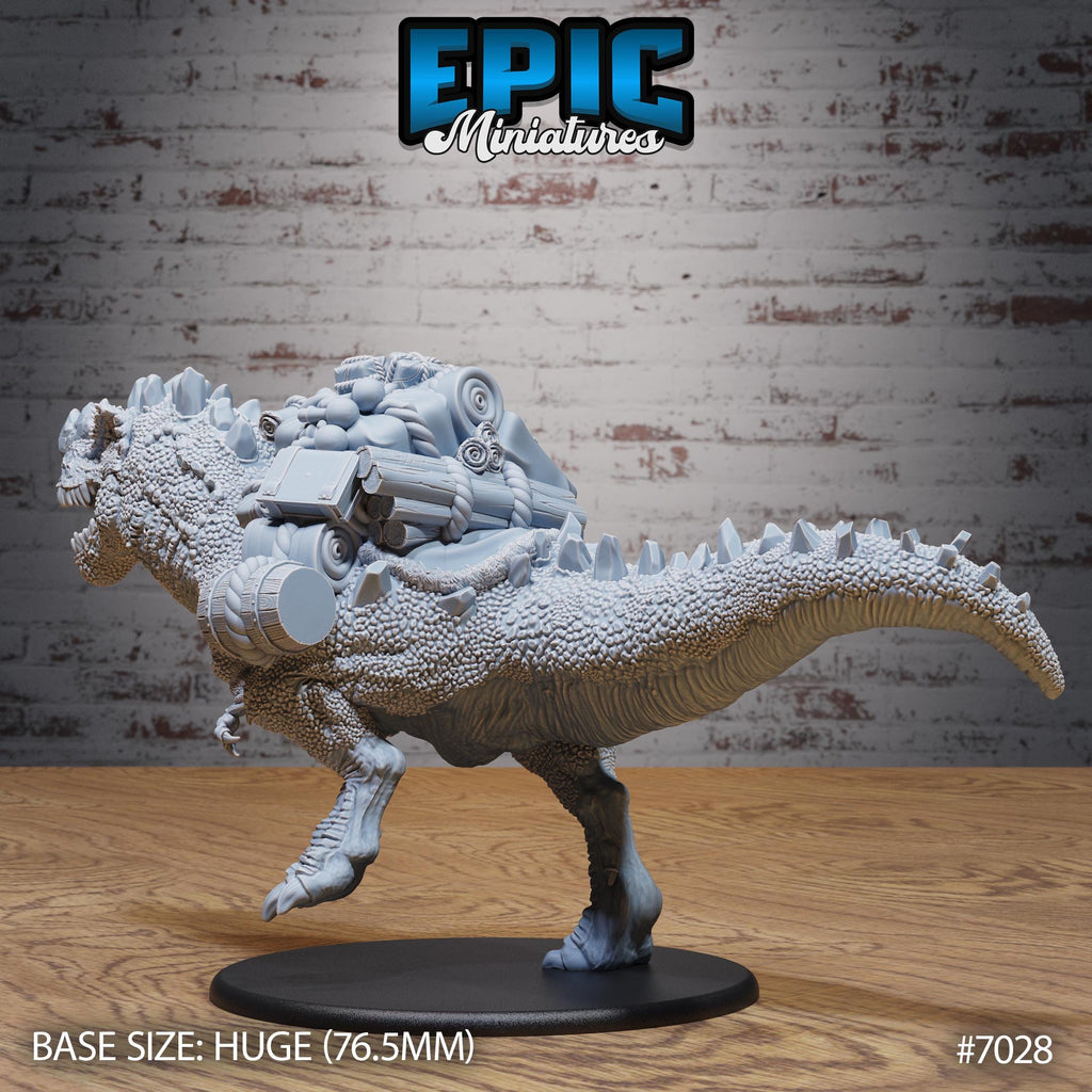 Crystal Rex Option #7028 back DND miniature Giants & Dwarfs 16k resin