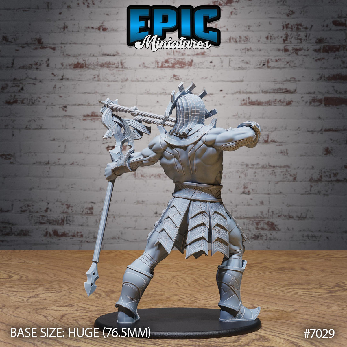 Stone Giant Option #7029 back DND miniature Giants & Dwarfs 16k resin
