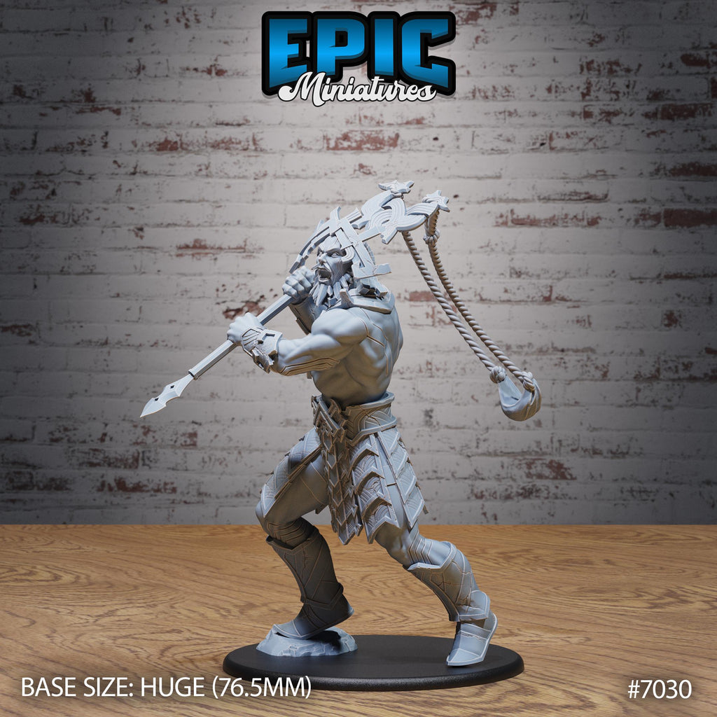 Stone Giant Option #7030 front DND miniature Giants & Dwarfs 16k resin