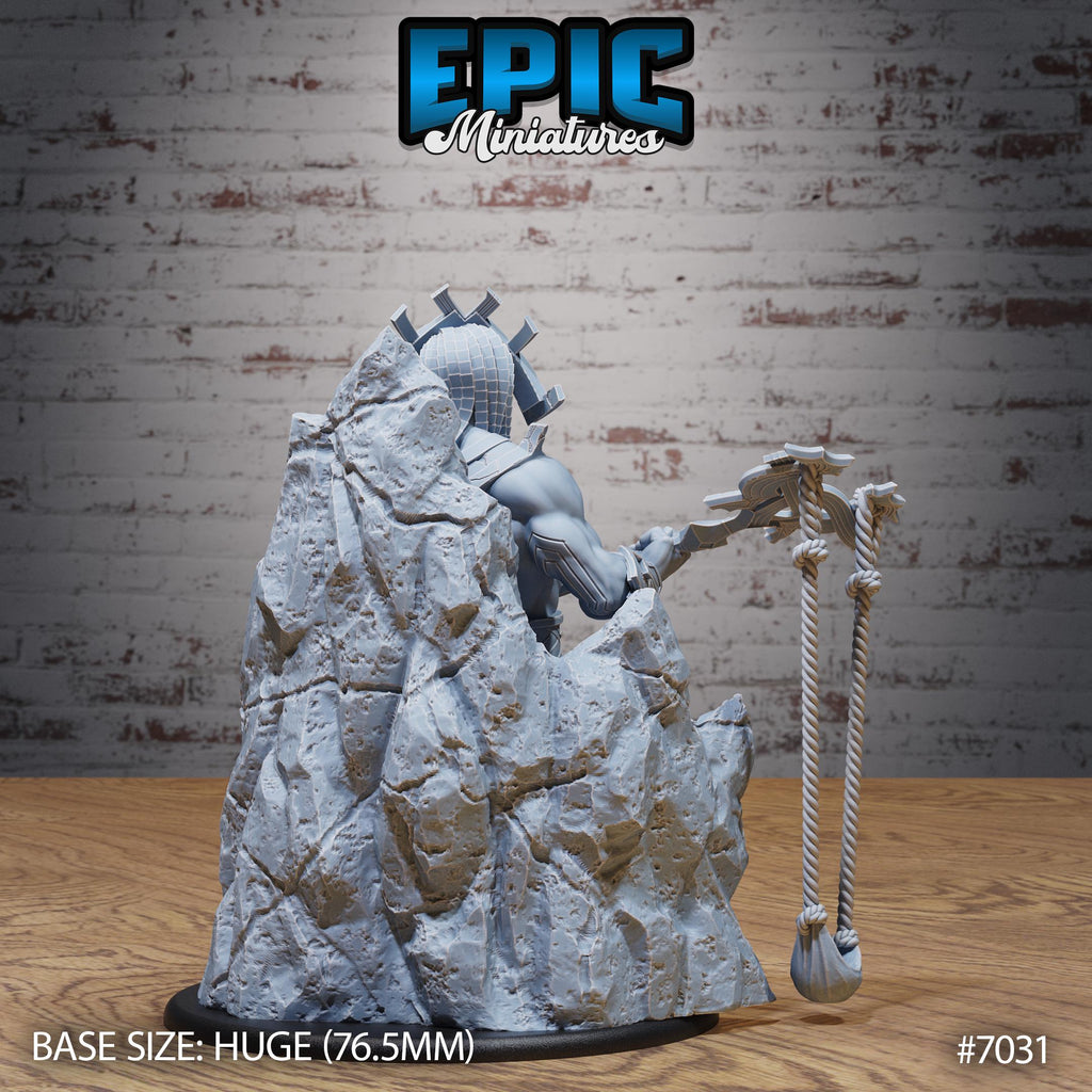 Stone Giant Option #7031 back DND miniature Giants & Dwarfs 16k resin