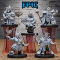 Dwarf Tribe Set of 5 DND miniatures group photo Giants & Dwarfs
