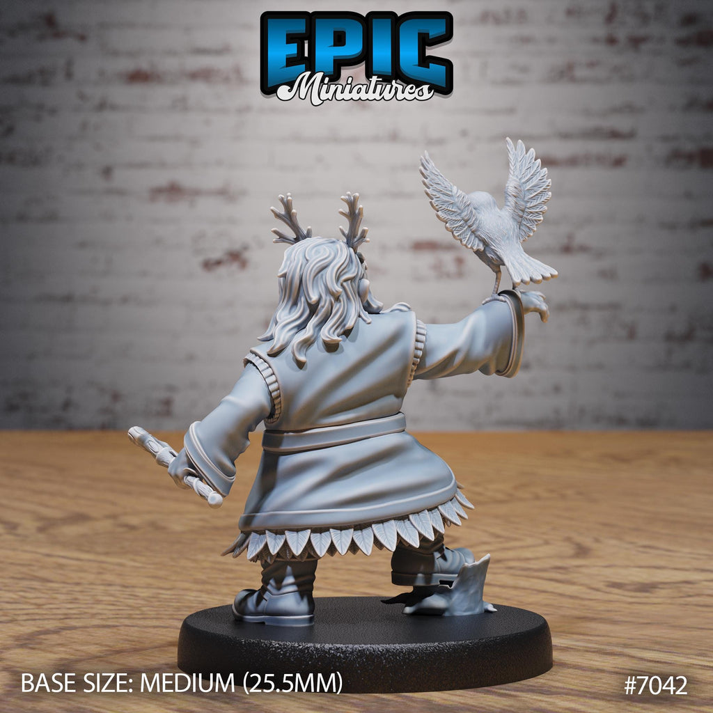 Dwarf Tribe Option #7042 back DND miniature Giants & Dwarfs 16k resin