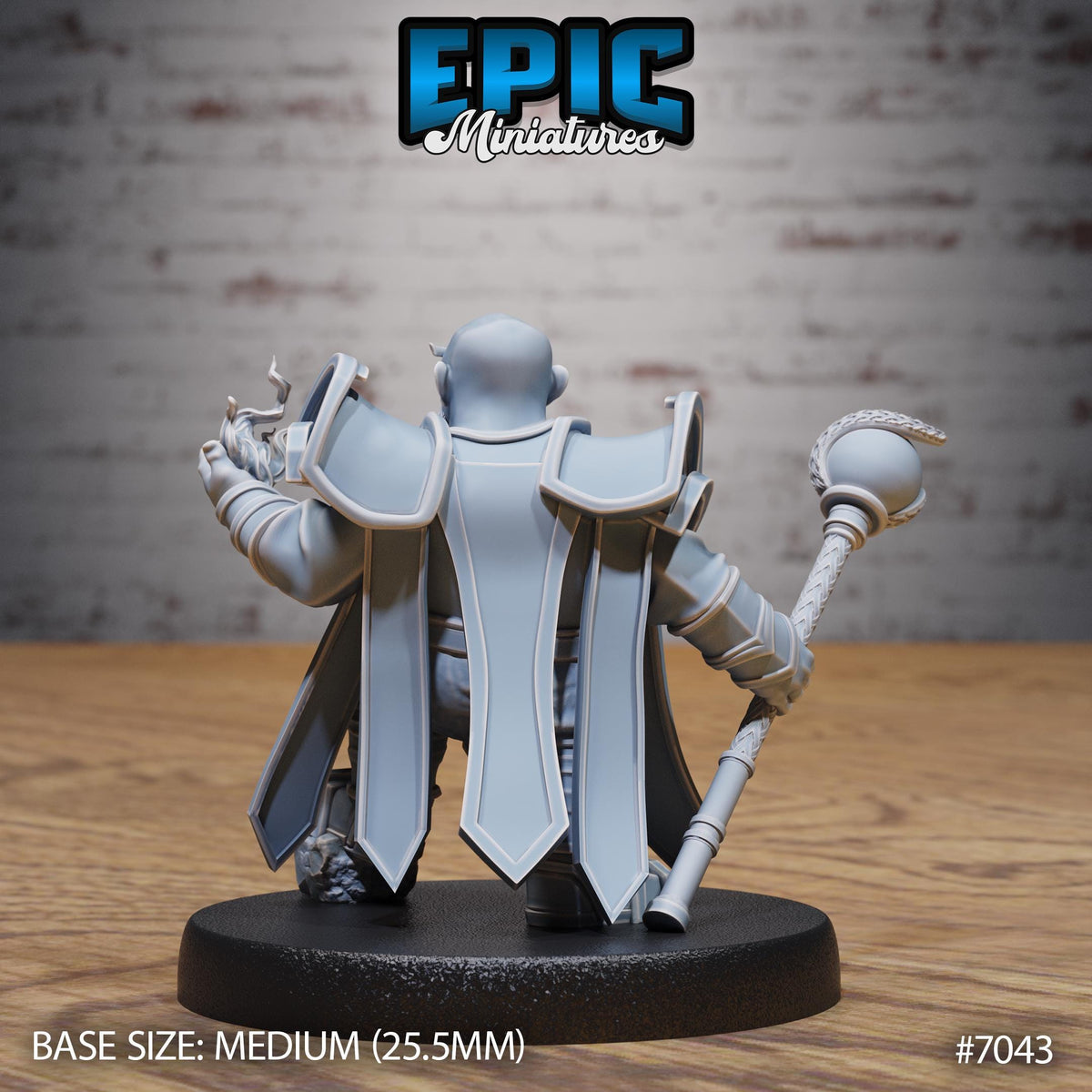 Dwarf Tribe Option #7043 back DND miniature Giants & Dwarfs 16k resin