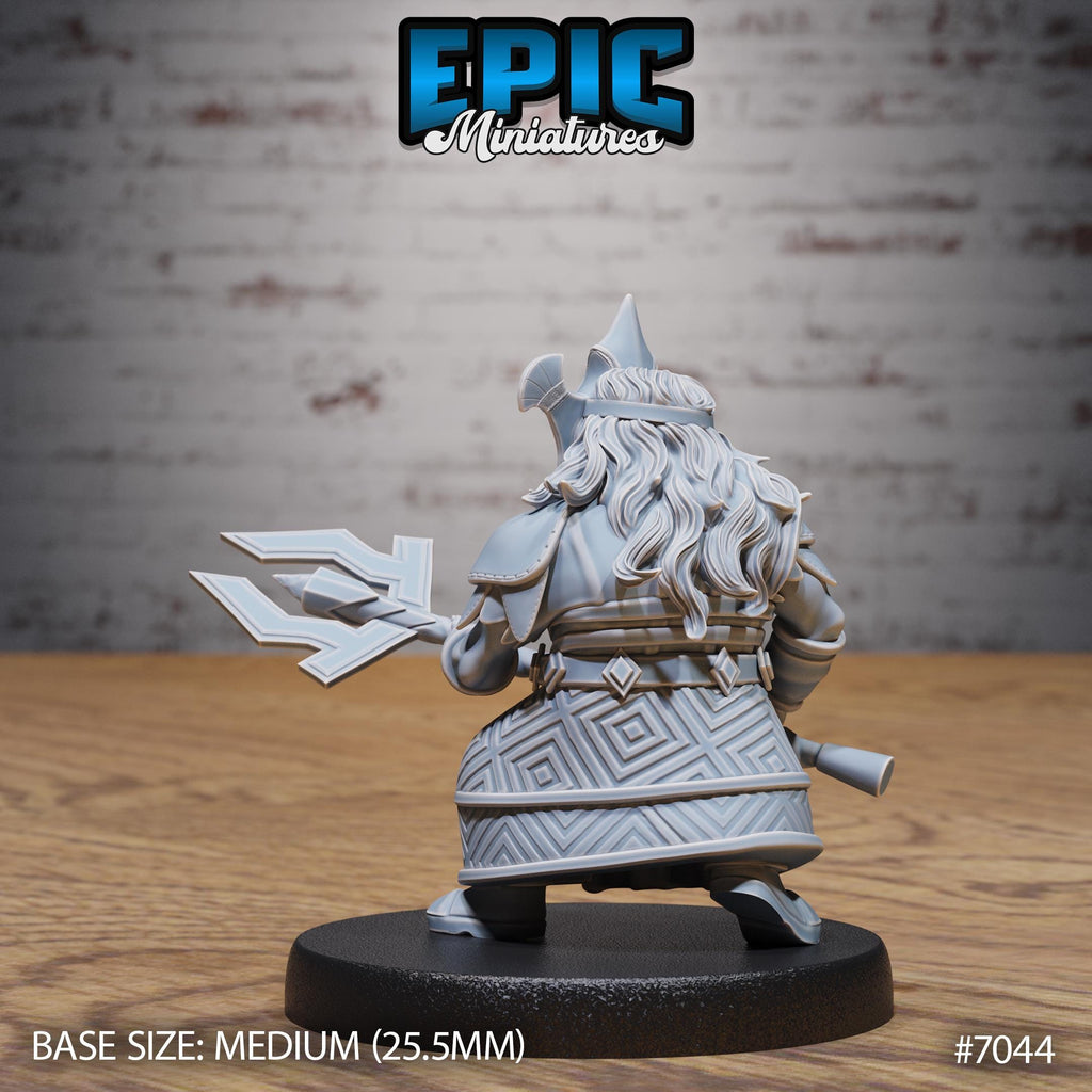 Dwarf Tribe Option #7044 back DND miniature Giants & Dwarfs 16k resin