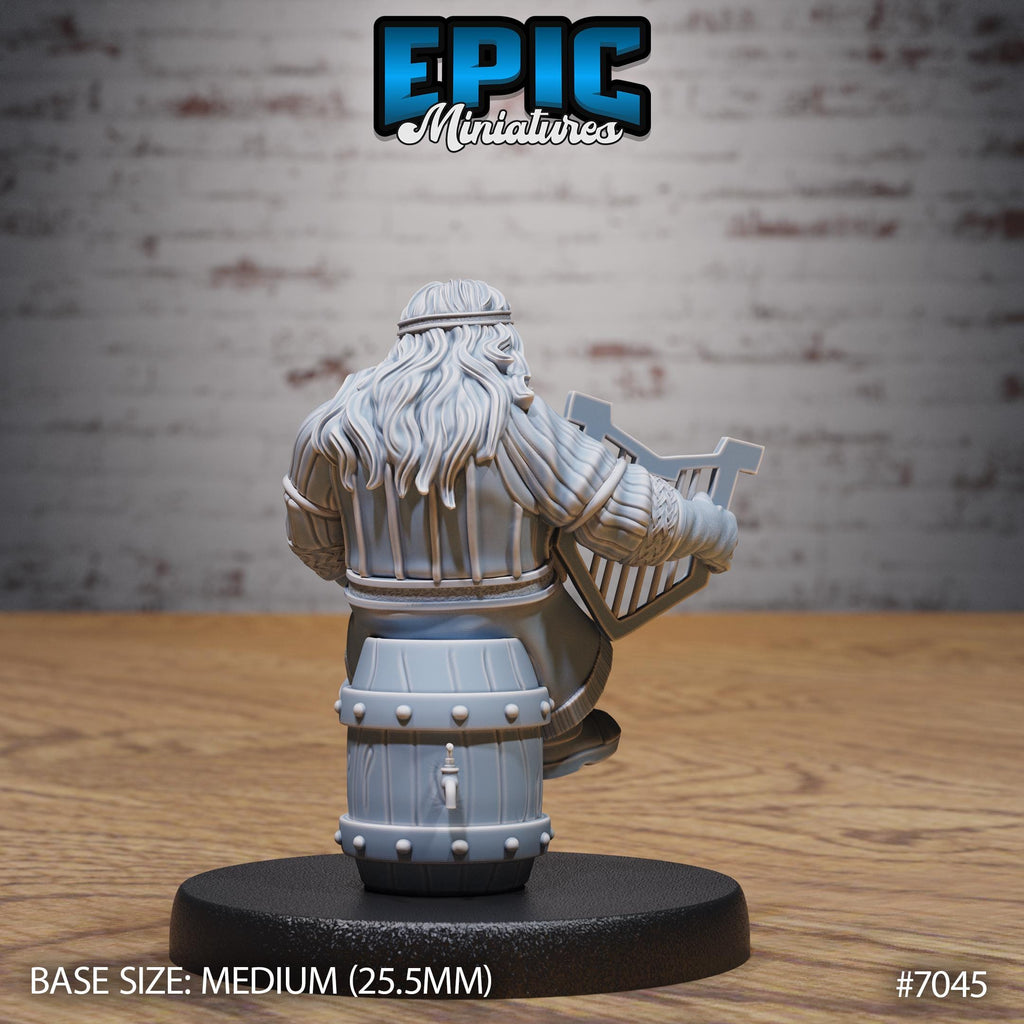 Dwarf Tribe Option #7045 back DND miniature Giants & Dwarfs 16k resin