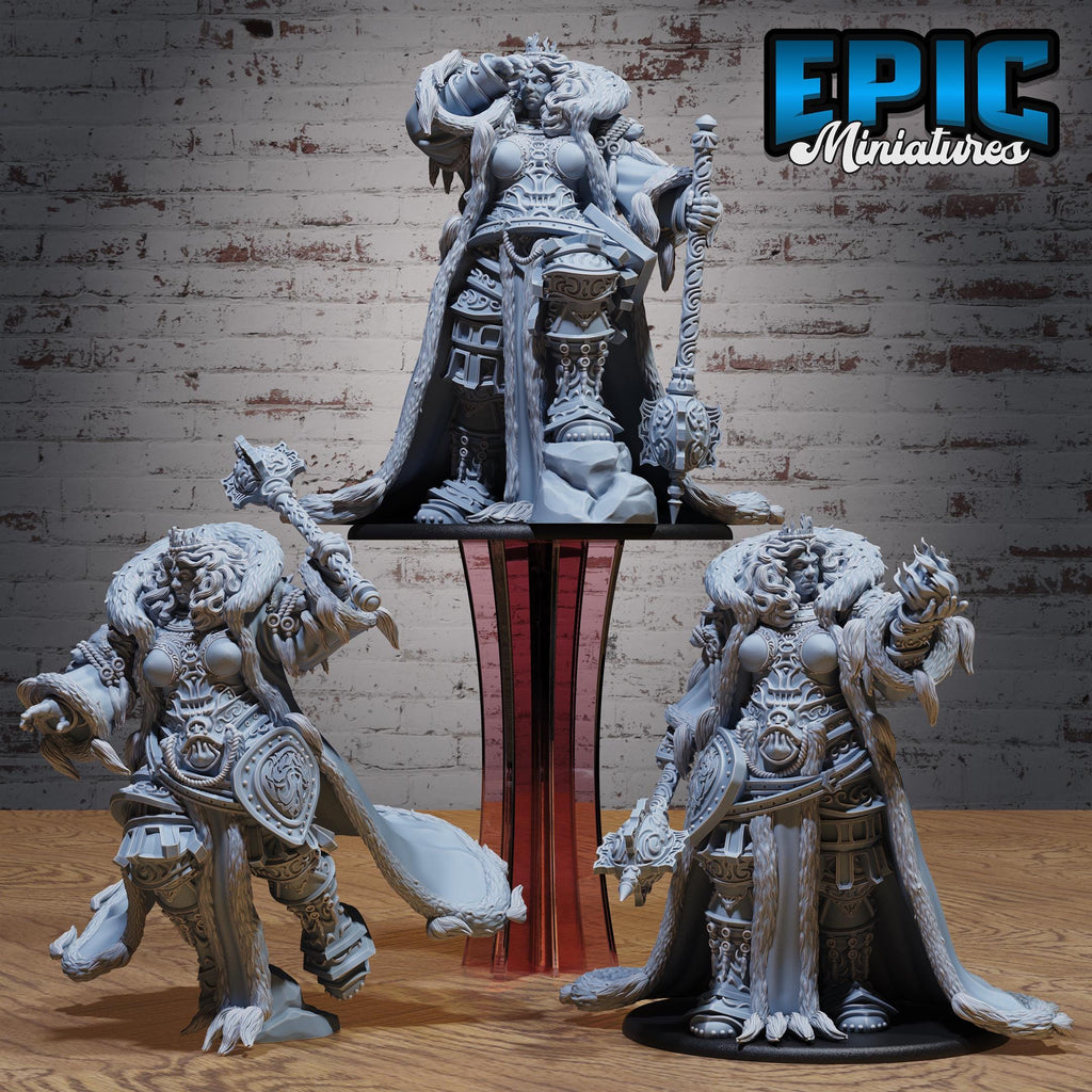 Fire Giantess Queen Set of 3 DND miniatures group photo Giants & Dwarfs