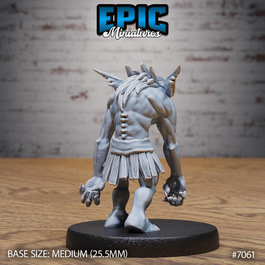 Bogie Ghoul Option #7061 back DND miniature Transylvania Adventure 16k resin