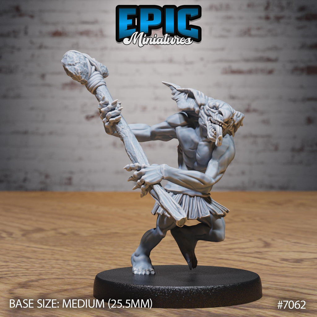 Bogie Ghoul Option #7062 front DND miniature Transylvania Adventure 16k resin