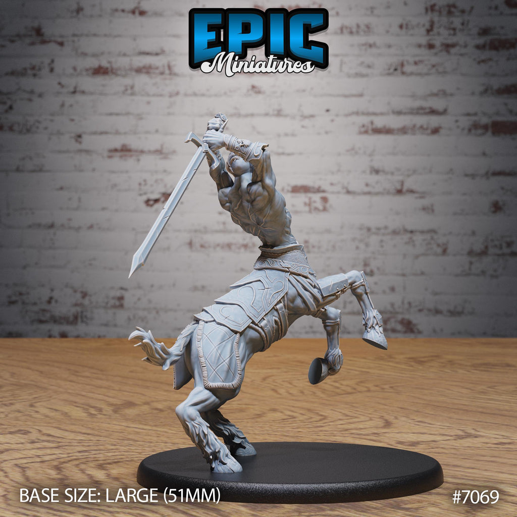 Centaur Vampire Option #7069 back DND miniature Transylvania Adventure 16k resin