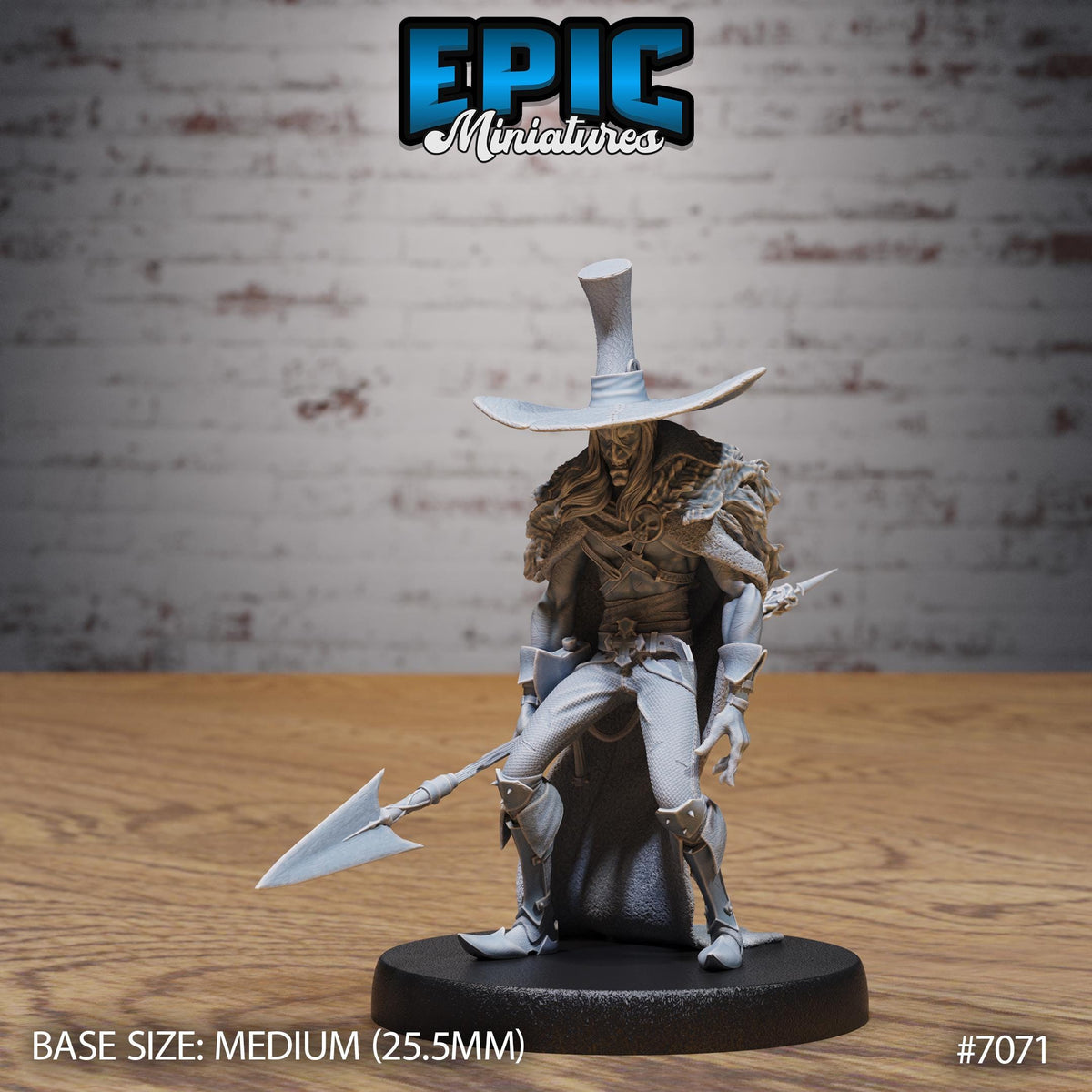 Grave Digger Option #7071 front DND miniature Transylvania Adventure 16k resin