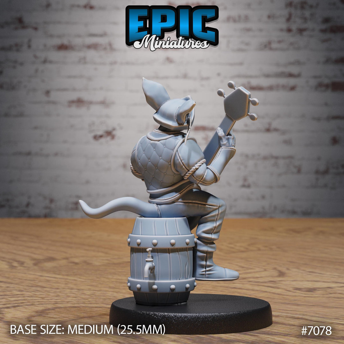 Bat Folk Option #7078 back DND miniature Transylvania Adventure 16k resin