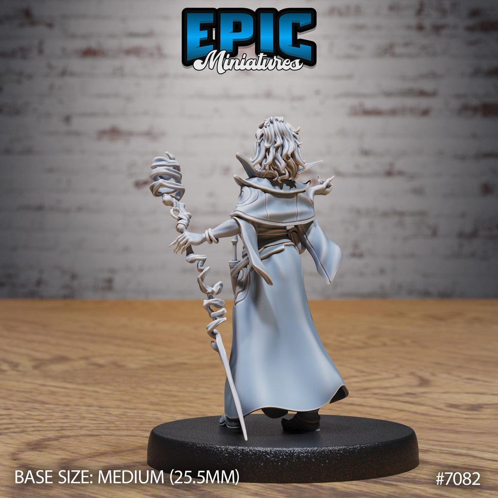 Vampire Sorceress Option #7082 back DND miniature Transylvania Adventure 16k resin