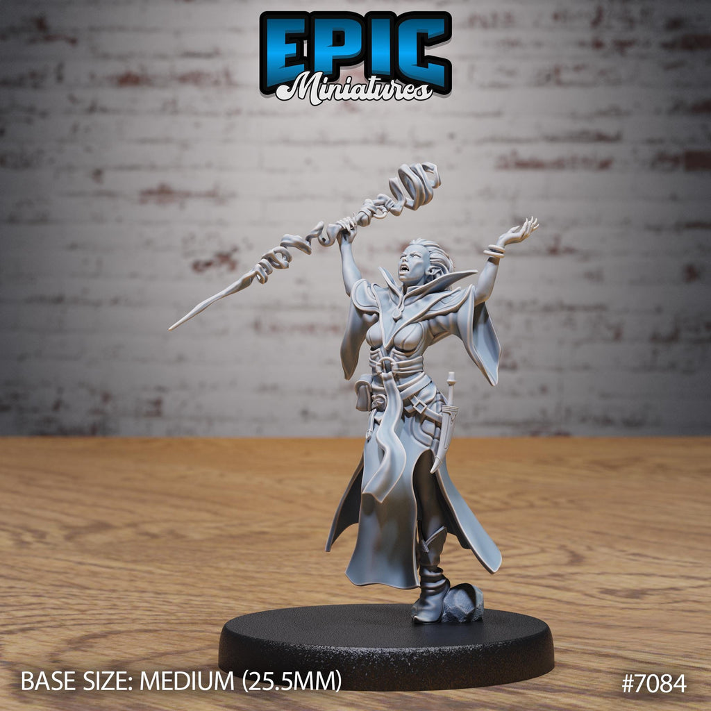 Vampire Sorceress Option #7084 front DND miniature Transylvania Adventure 16k resin