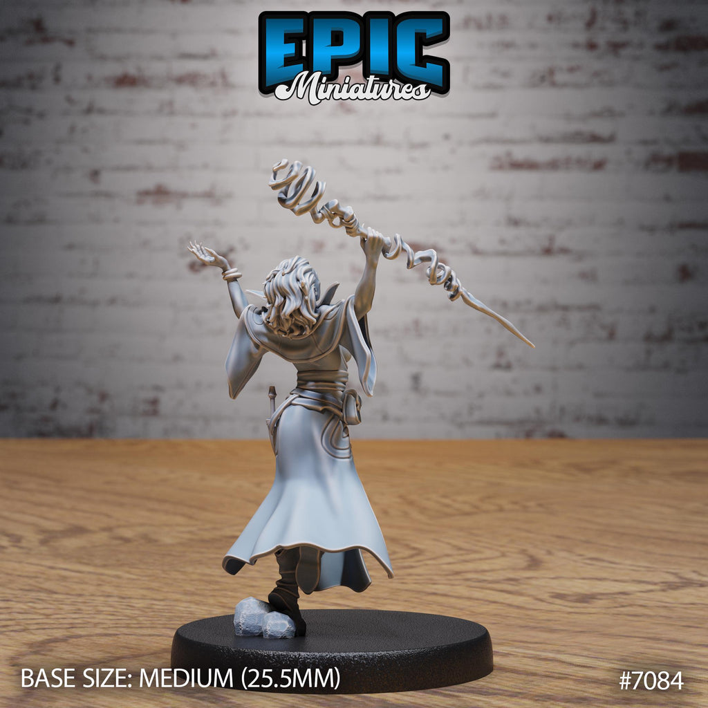 Vampire Sorceress Option #7084 back DND miniature Transylvania Adventure 16k resin