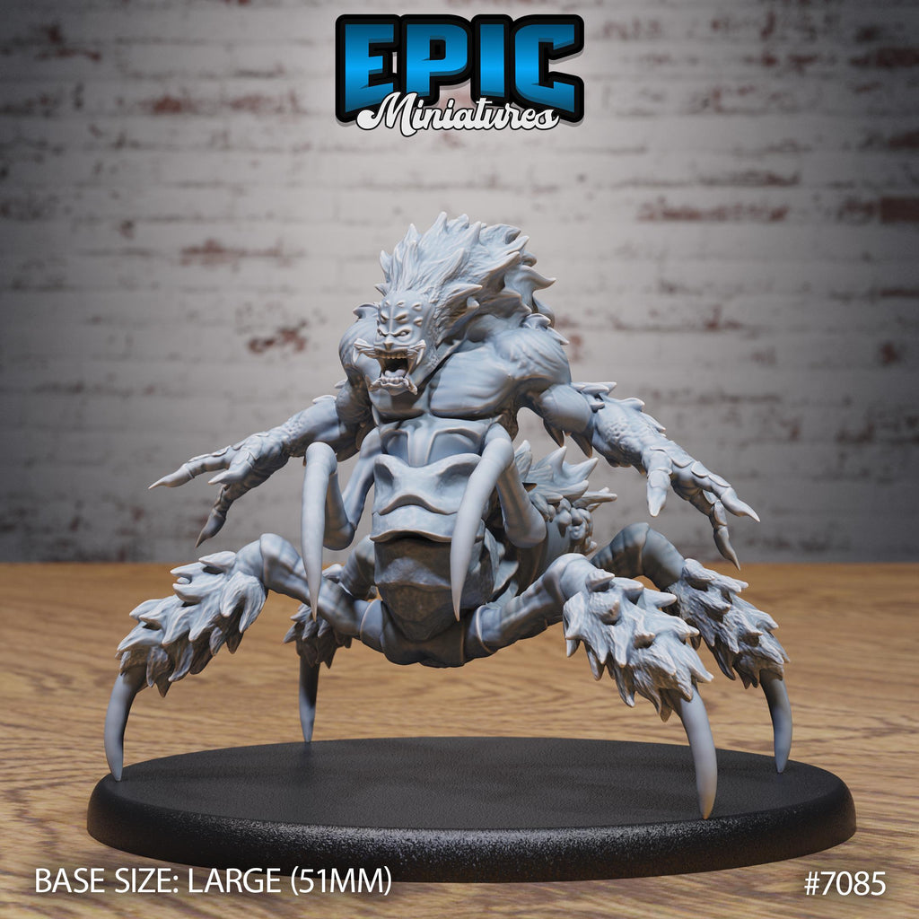 Were Spider Option #7085 front DND miniature Transylvania Adventure 16k resin