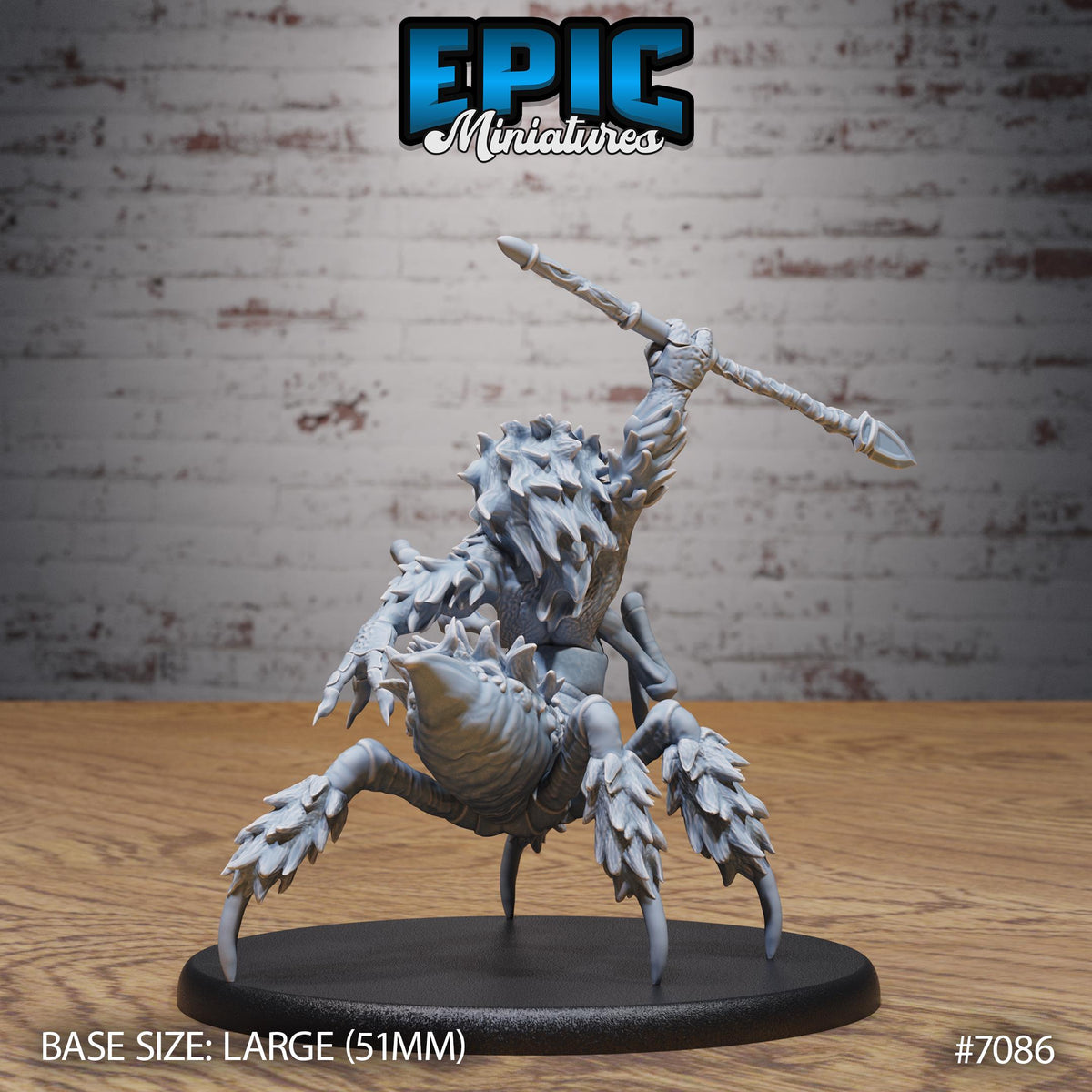 Were Spider Option #7086 back DND miniature Transylvania Adventure 16k resin