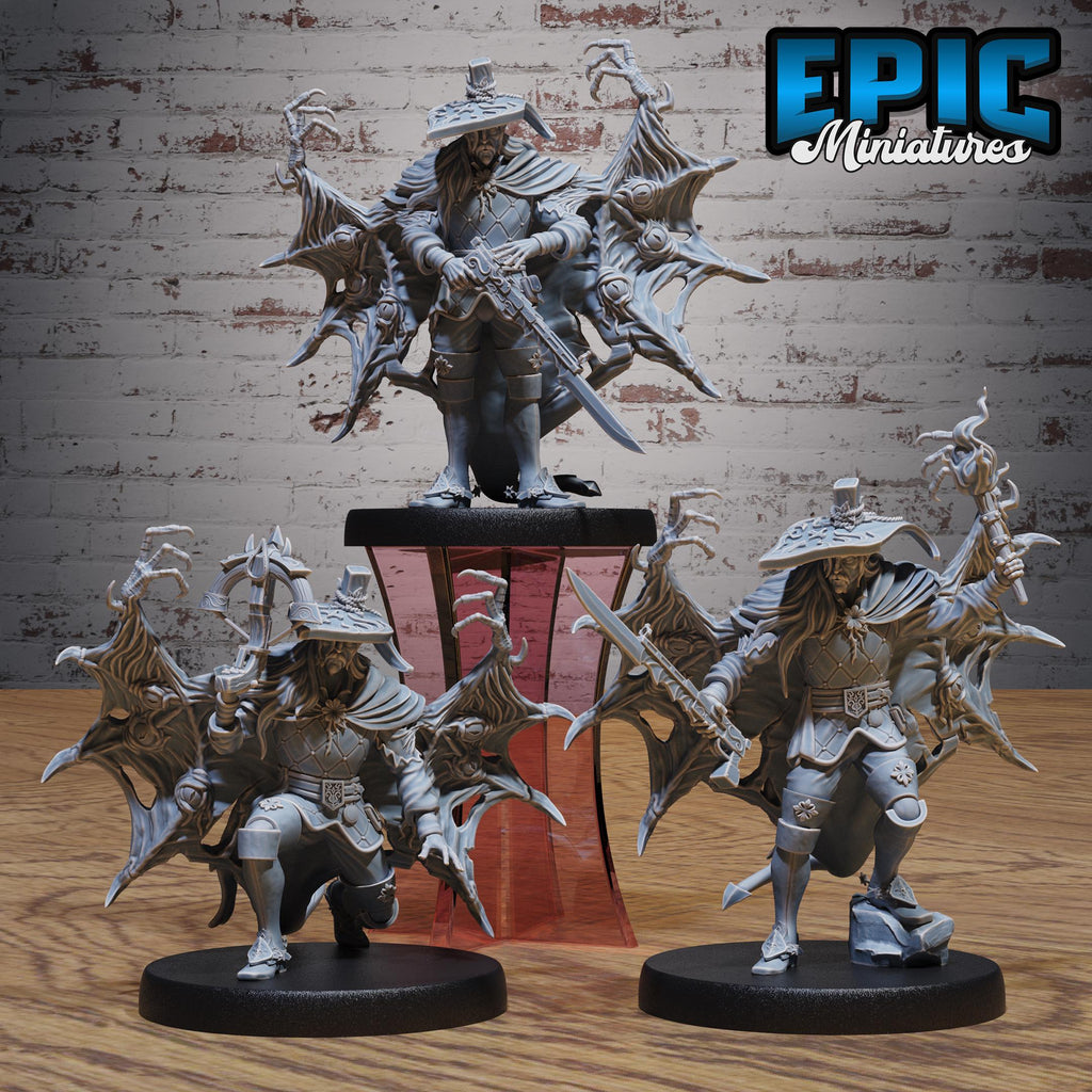 Vampire Hunter Set of 3 DND miniatures group photo Transylvania Adventure