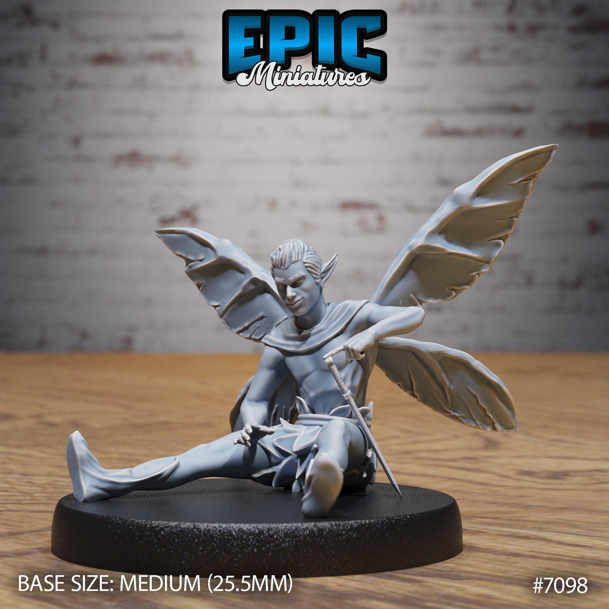 Fey Folk Option #7098 front DND miniature Natural Magic 16k resin