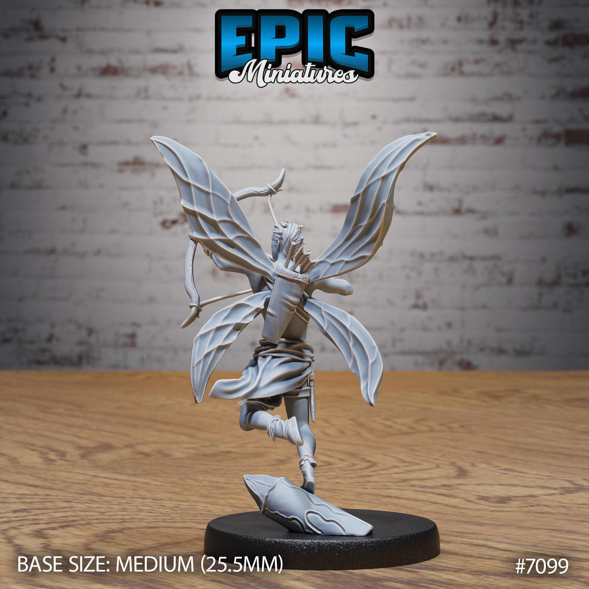 Fey Folk Option #7099 back DND miniature Natural Magic 16k resin