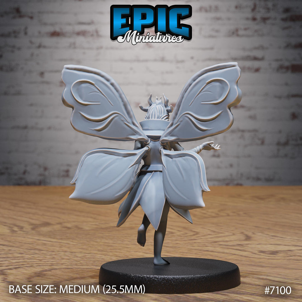 Fey Folk Option #7100 back DND miniature Natural Magic 16k resin