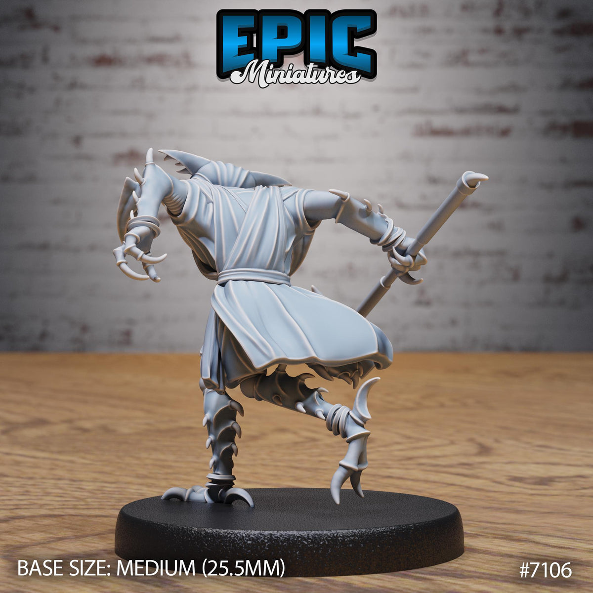 Pincer Insectoid Option #7106 back DND miniature Natural Magic 16k resin