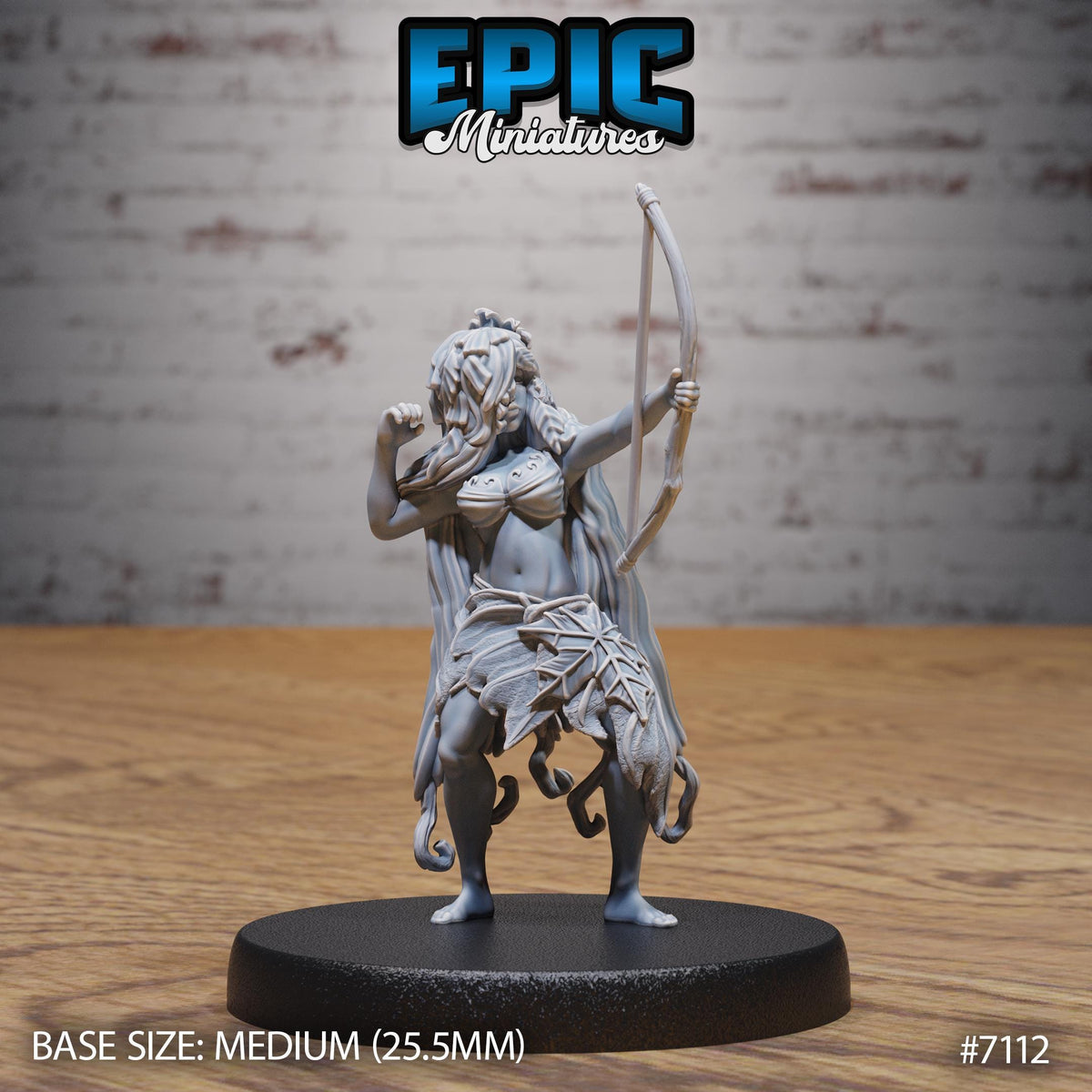 Dryad Option #7112 front DND miniature Natural Magic 16k resin