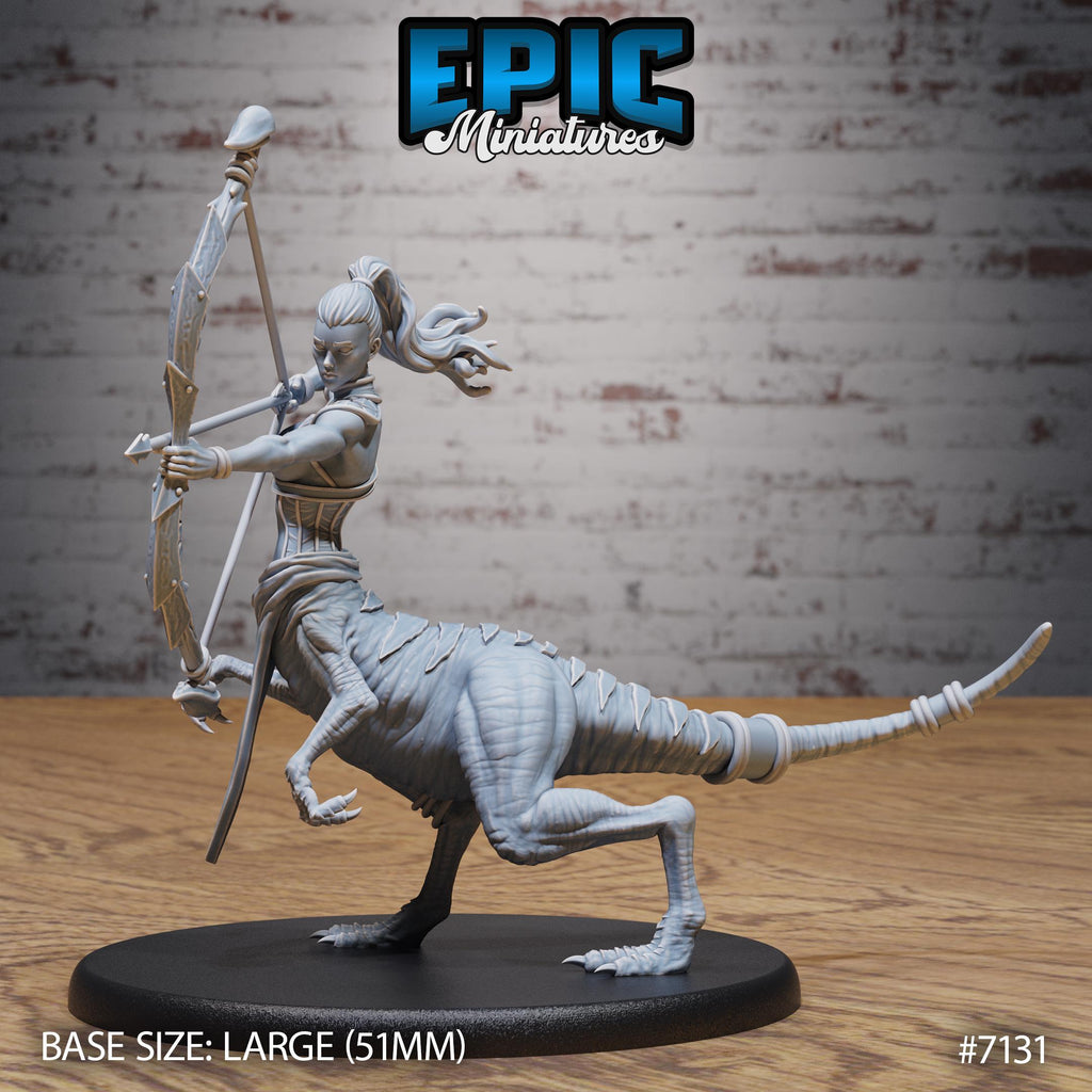 Raptor Centaur Female Option #7131 front DND miniature Natural Magic 16k resin