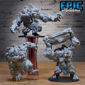 Nature Troll Set of 3 DND miniatures group photo Natural Magic