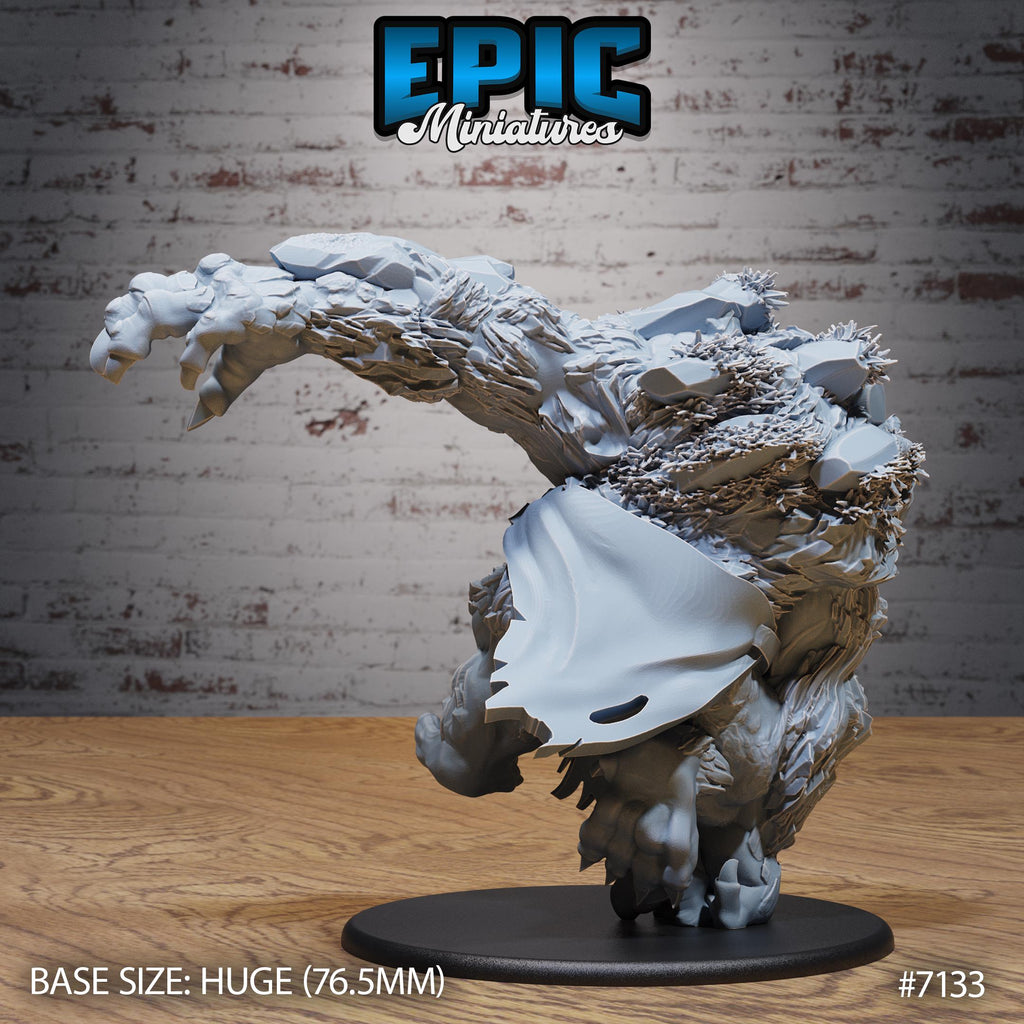 Nature Troll Option #7133 back DND miniature Natural Magic 16k resin