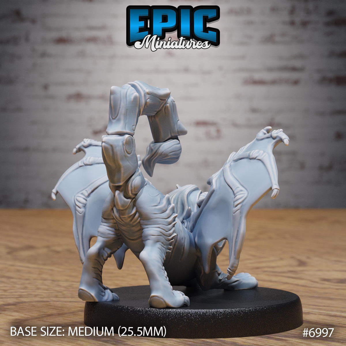 Manticore Baby Option #6997 back DND miniature Infernal Heritage 16k resin